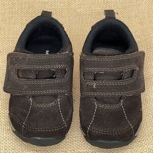 Boys Merrell Shoes Toddler Sz 5 Jungle Strap Hook and Loop Junior Espresso Brown